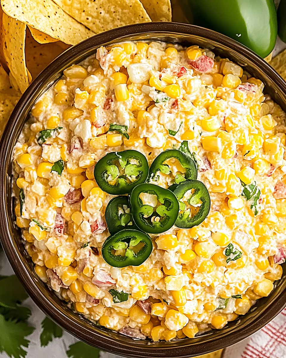 Crockpot Jalapeno Corn Dip