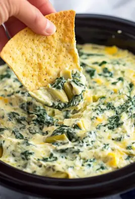 Crock Pot Spinach Artichoke Dip