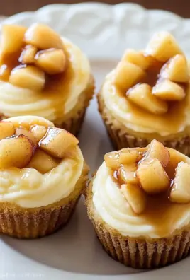 Apple Crisp Mini Cheesecakes