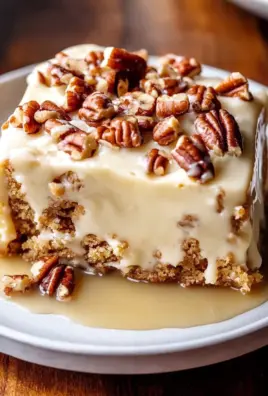Decadent Butter Pecan Praline Poke Cake