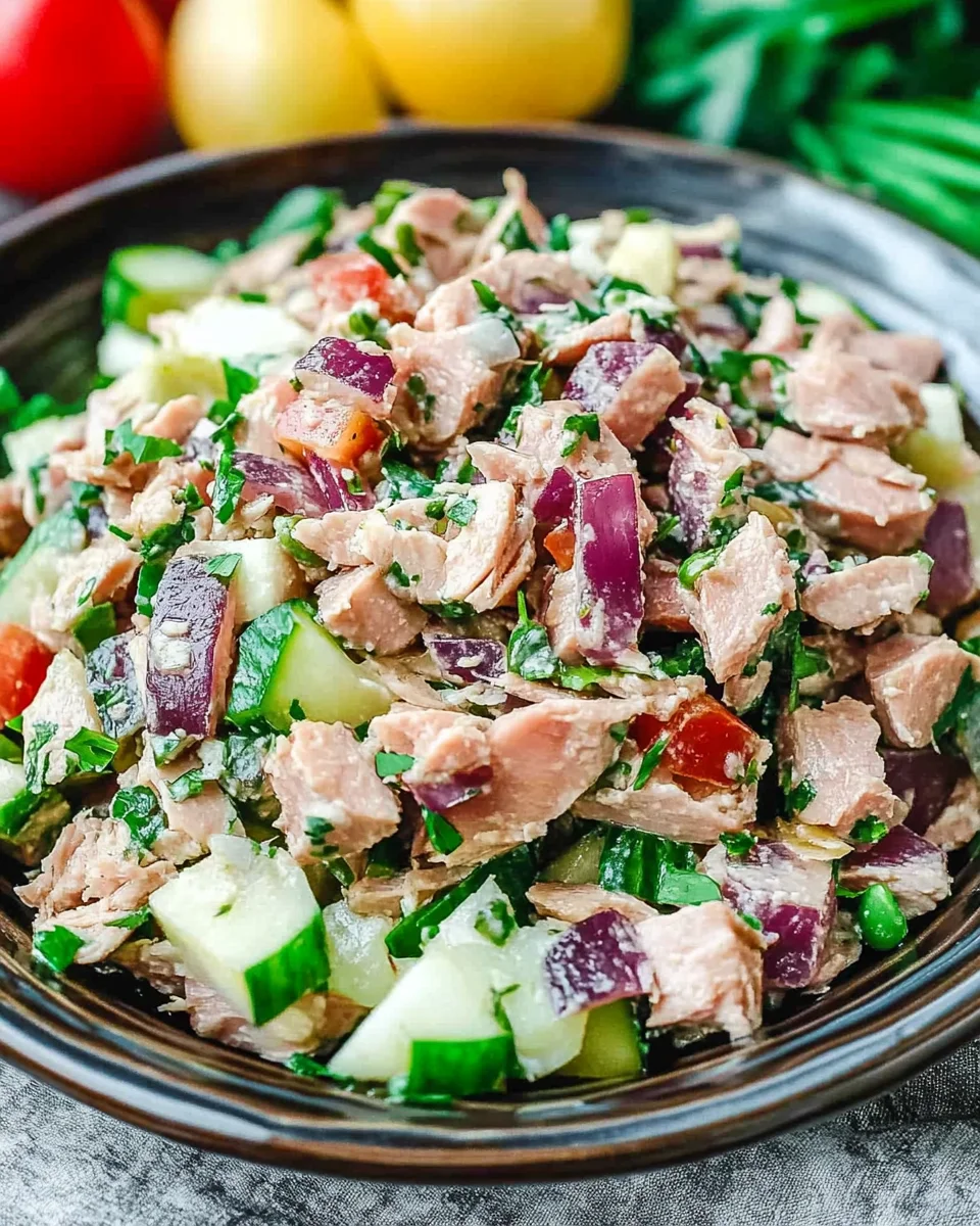 10-Minute Mediterranean Tuna Salad