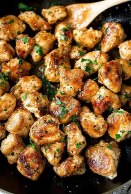 15-Minute Garlic Butter Chicken Bites