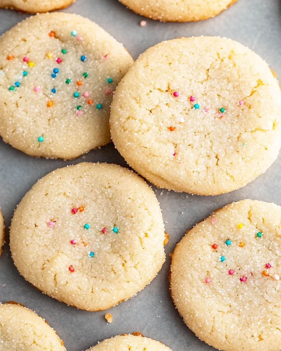 3-Ingredient Easy Sugar Cookies
