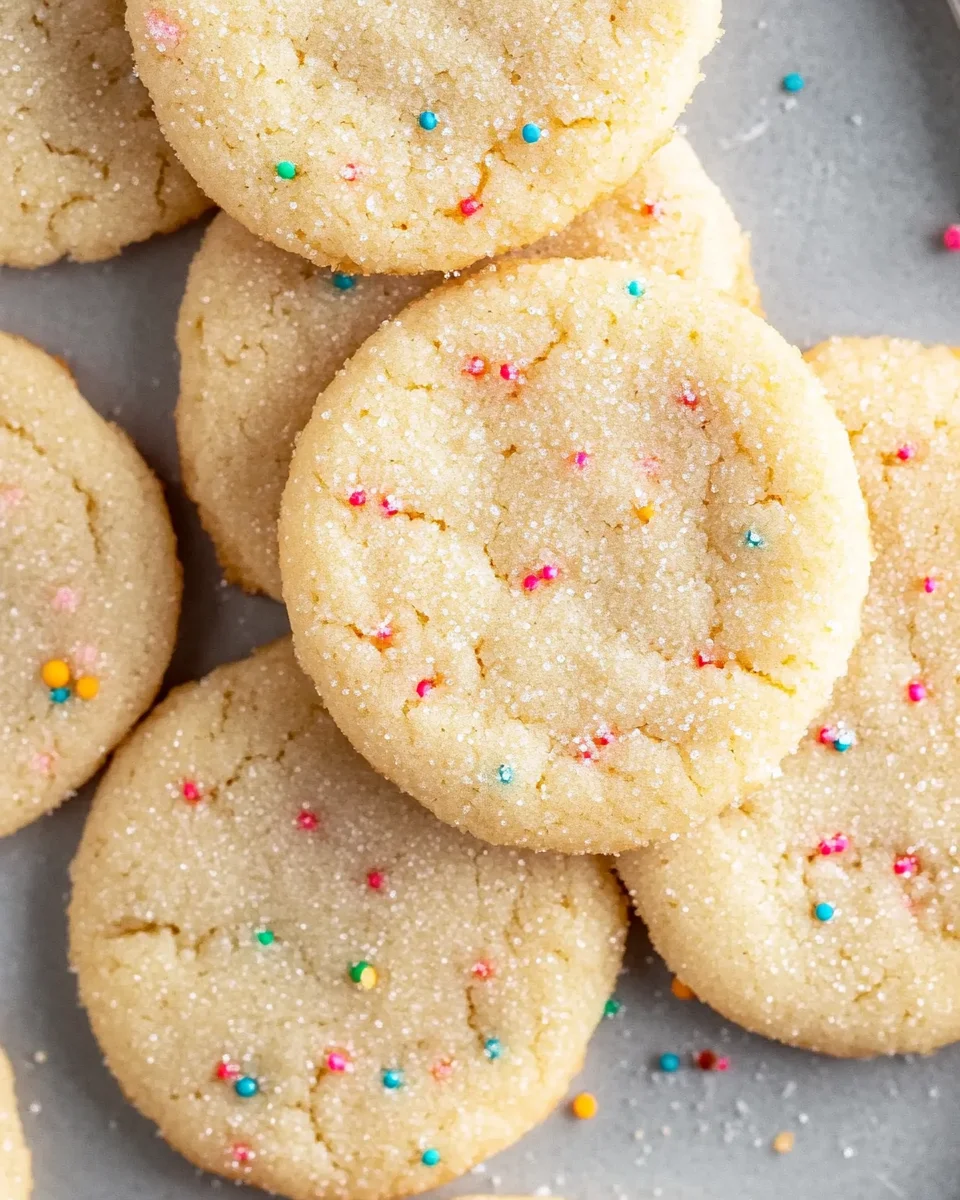 {3-Ingredient} Easy Sugar Cookies