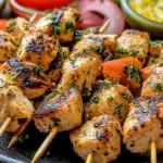Authentic Greek Chicken Souvlaki