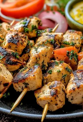 Authentic Greek Chicken Souvlaki