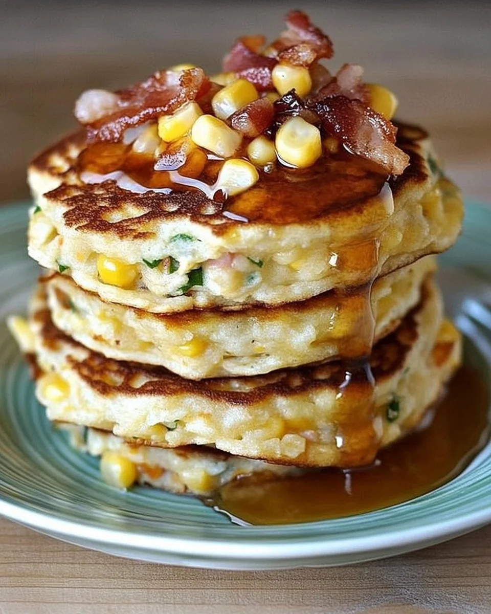 Bacon and Corn Griddle Cakes