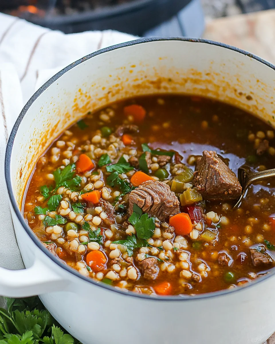 Beef Barley Soup