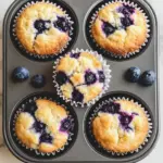 Blueberry Cottage Cheese Muffins