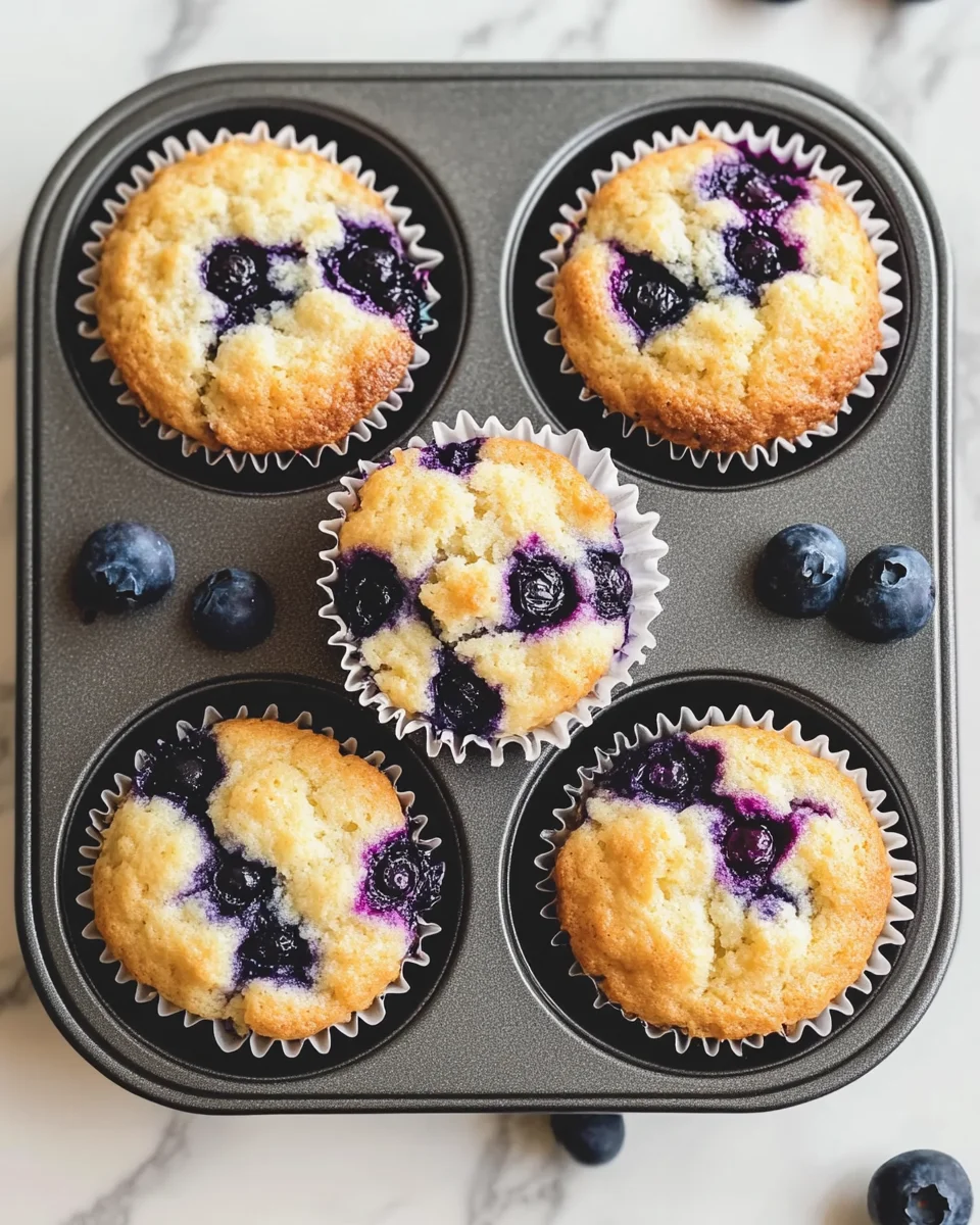 Blueberry Cottage Cheese Muffins