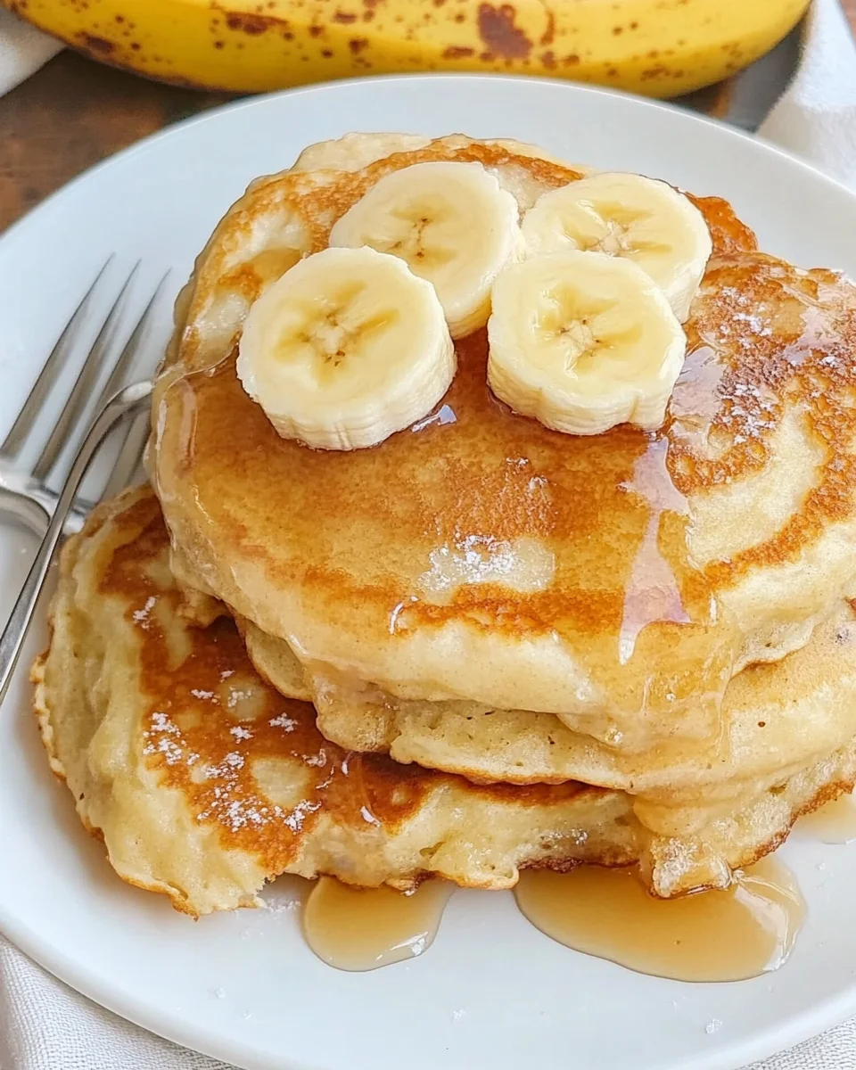 Brown Sugar Banana Pancakes