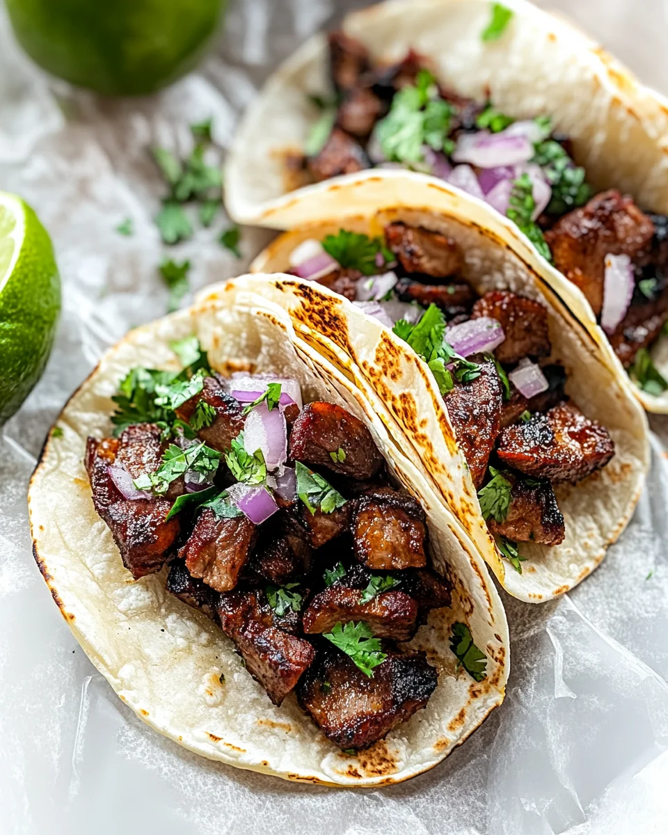 Carne Asada Mexican Street Tacos