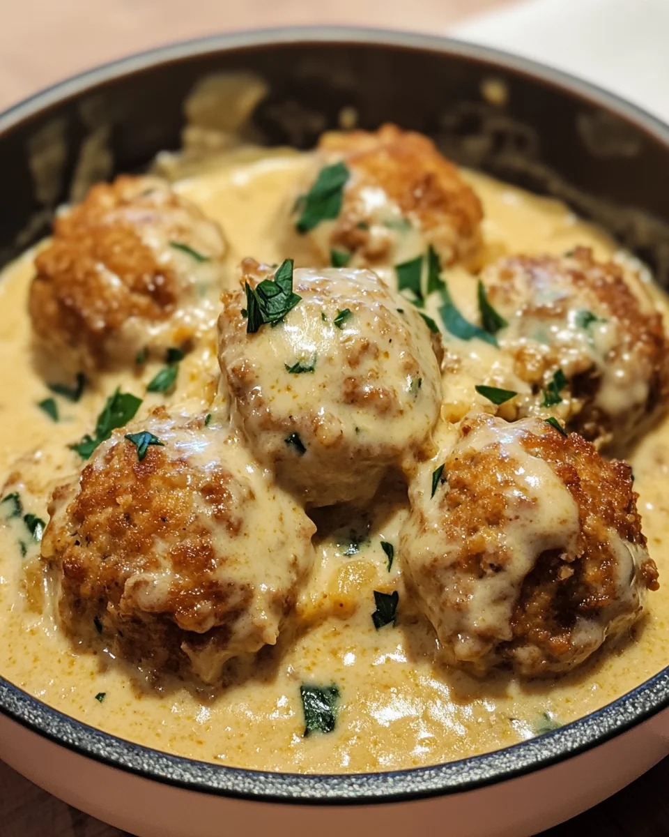 Carnivore Creamy Meatballs