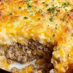 Cheddar Bay Ground Beef Cobbler
