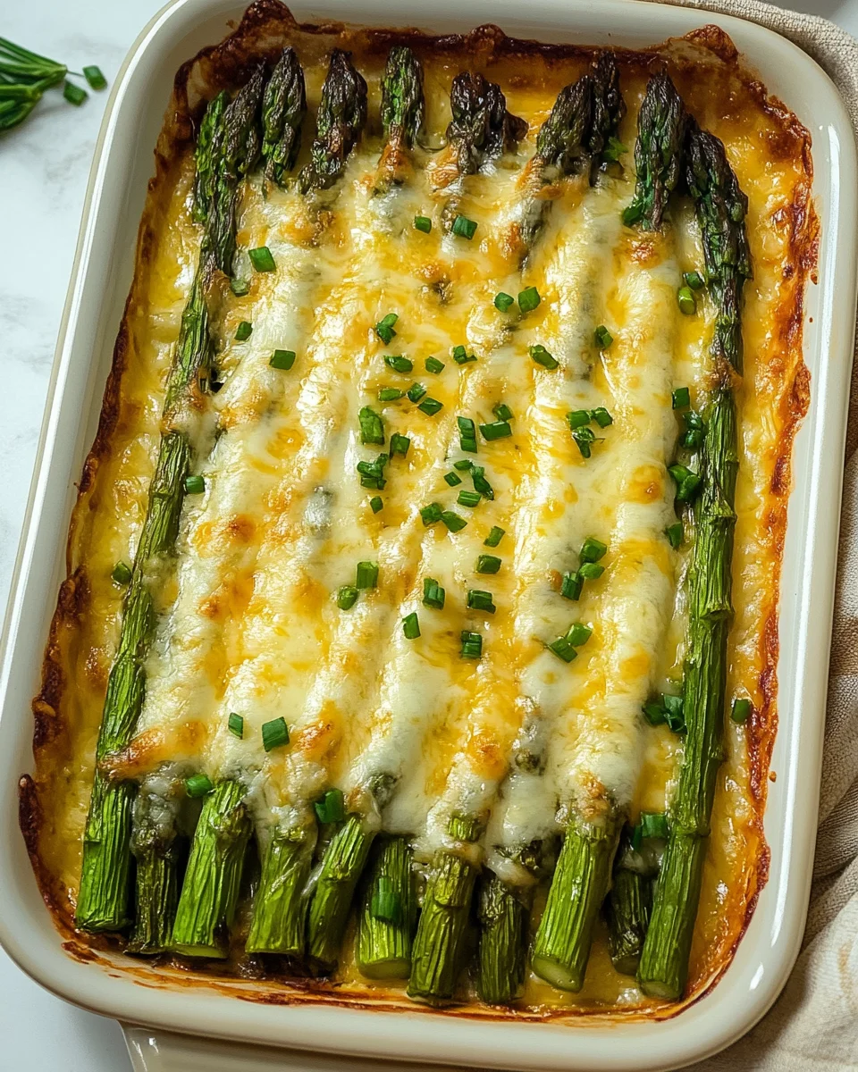 Cheesy Baked Asparagus