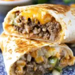Cheesy Double Beef Burrito