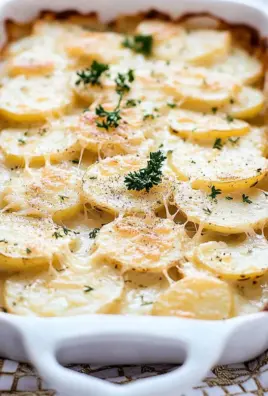 Cheesy Garlic Scalloped Potatoes