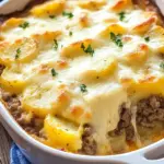 Cheesy Hamburger Potato Casserole