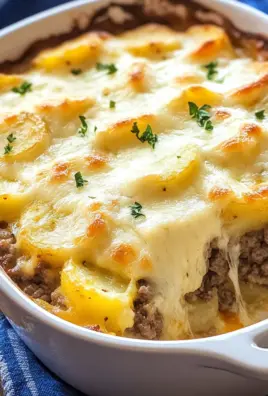 Cheesy Hamburger Potato Casserole