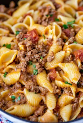 Cheesy Taco Pasta