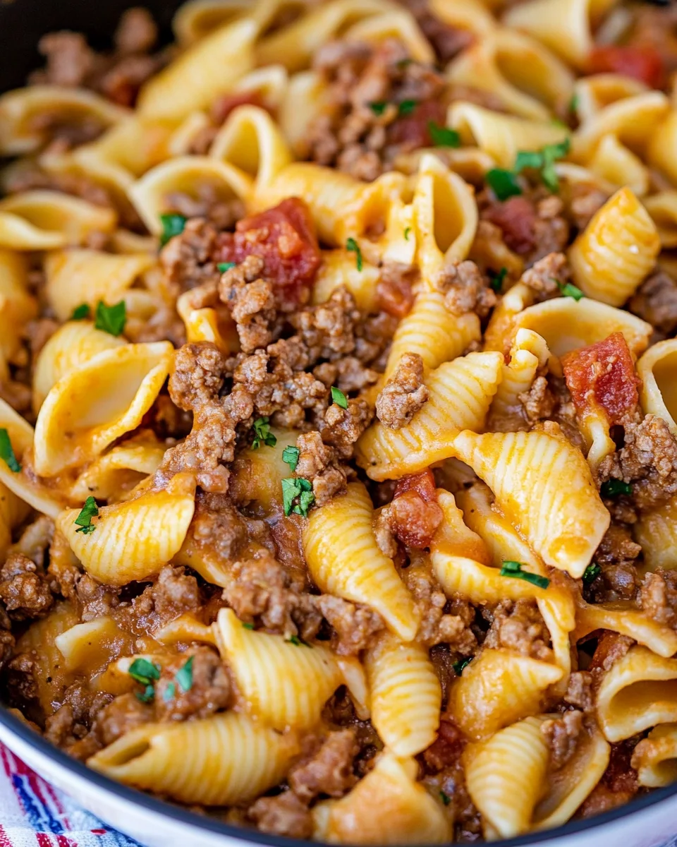 Cheesy Taco Pasta