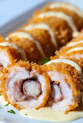Chicken Cordon Bleu with Cheese Sauce