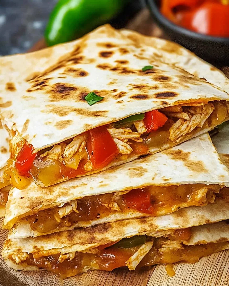 Chicken Fajita Quesadillas