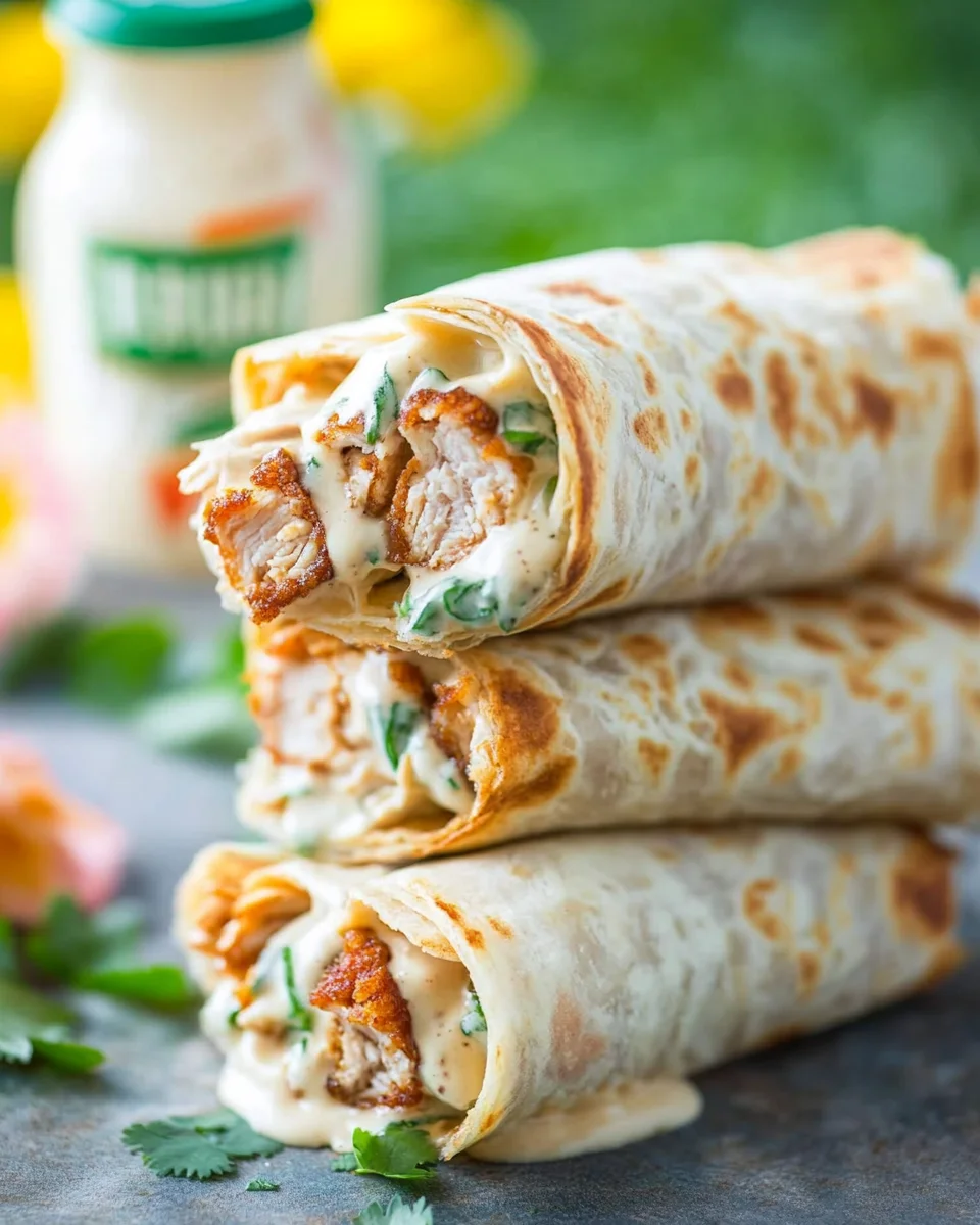Chicken Ranch Wraps