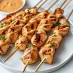 Chicken Satay with Peanut Sauce