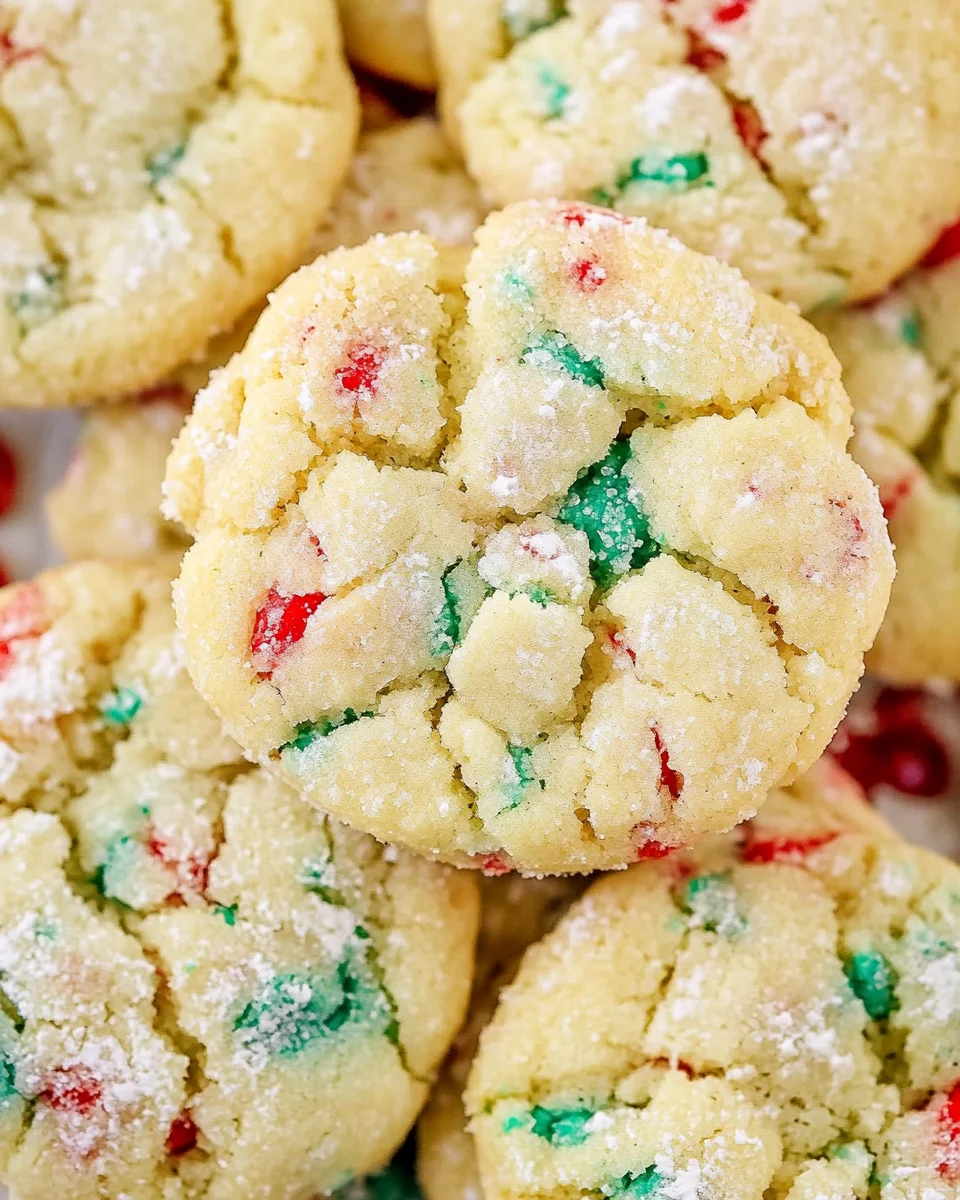Christmas Gooey Butter Cookies