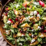 Christmas Salad with Honey Mustard Dressing