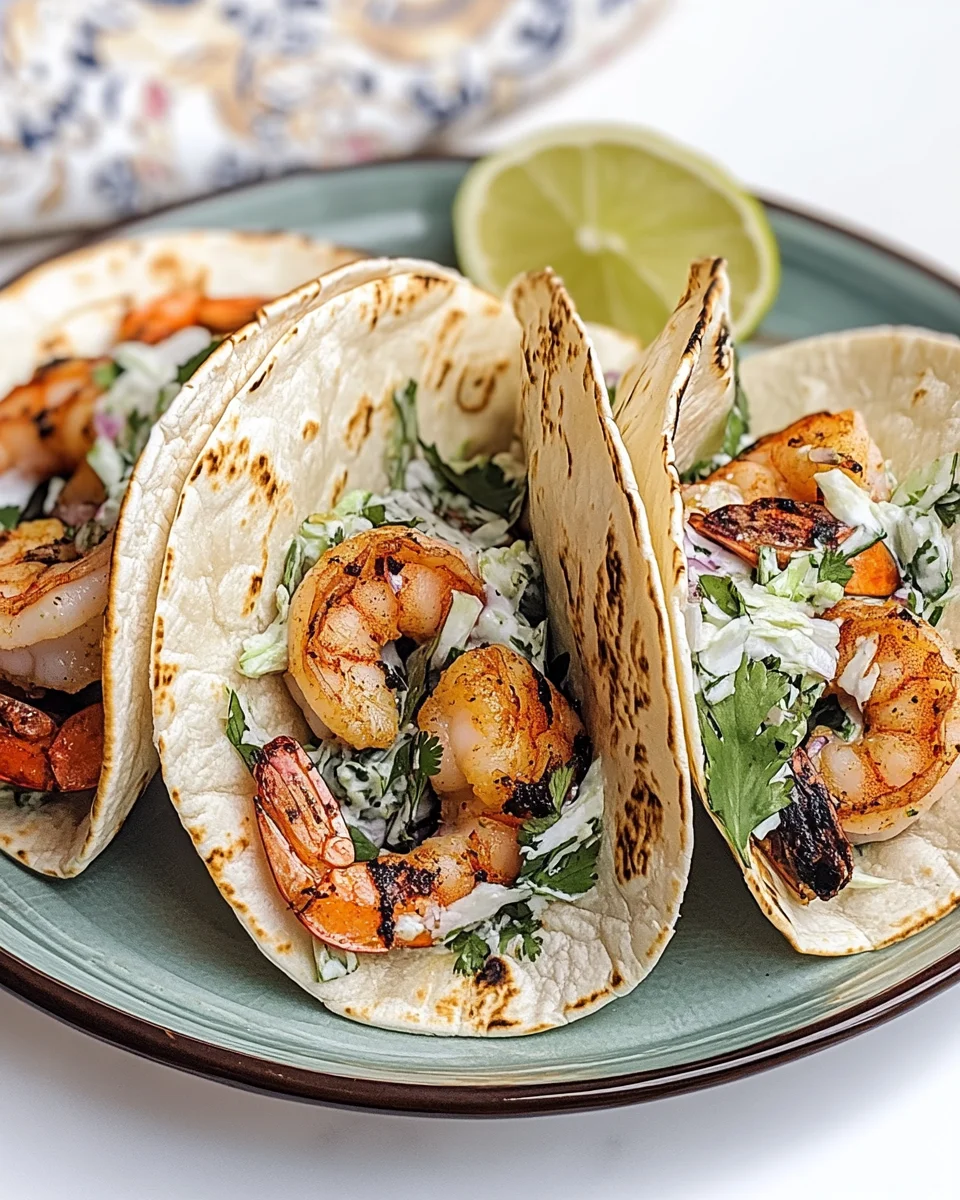 Cilantro Lime Shrimp Tacos