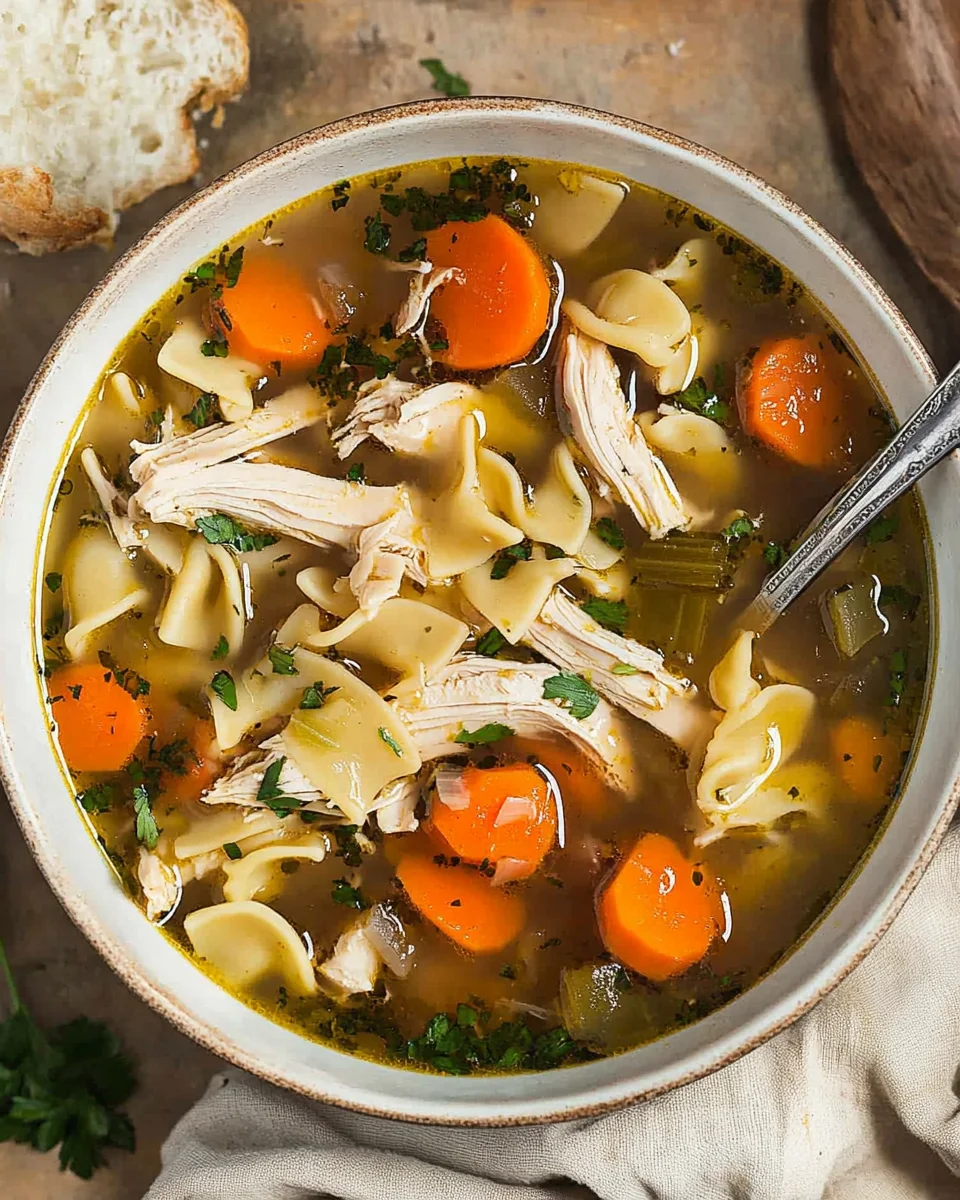 Classic Rotisserie Chicken Noodle Soup
