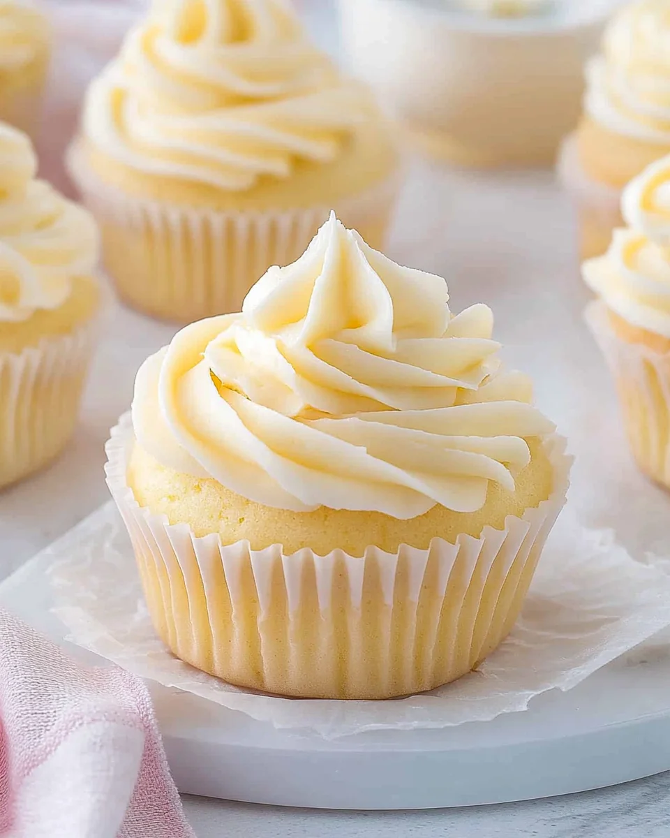 Classic Vanilla Cupcakes
