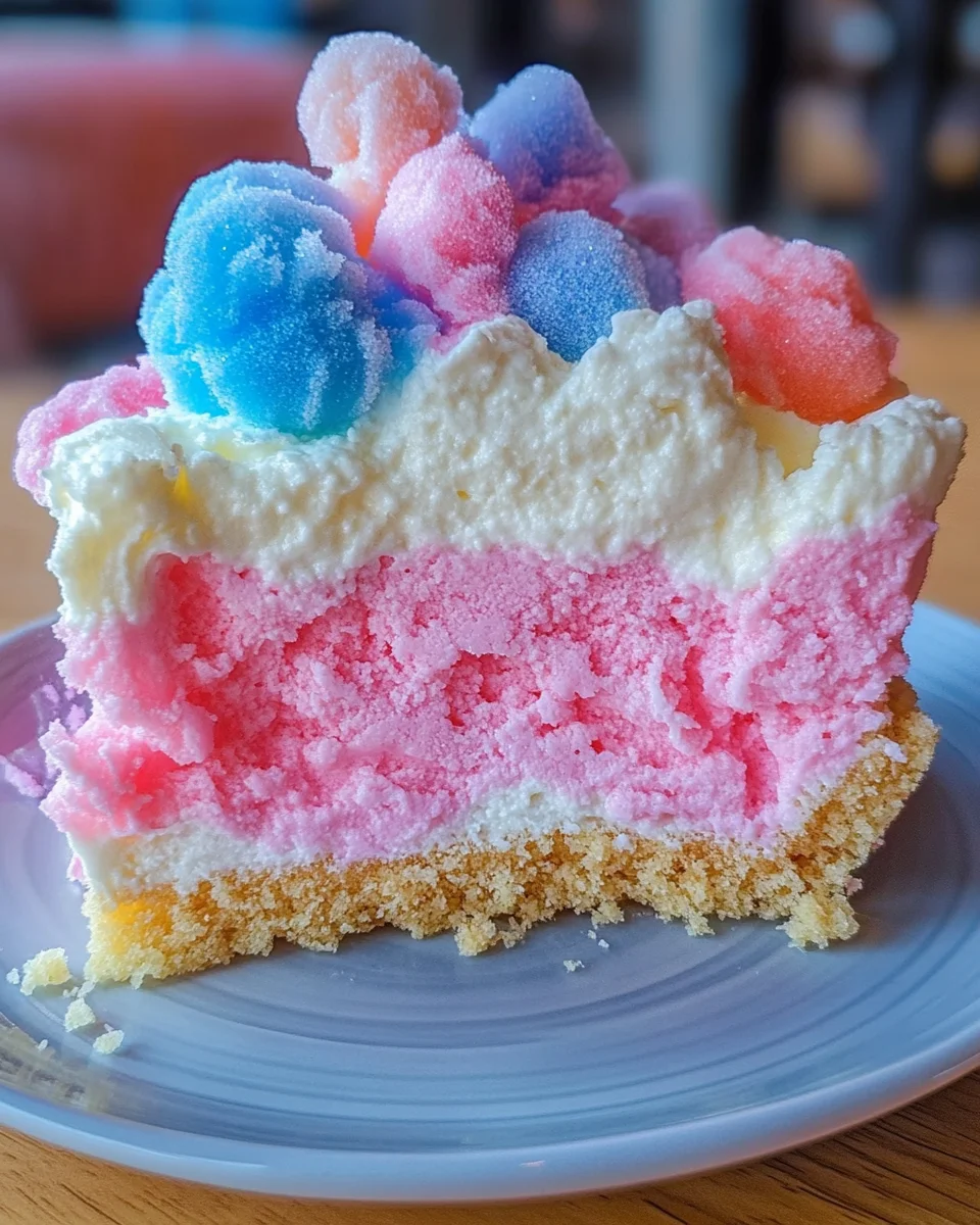 Cotton Candy Cheesecake