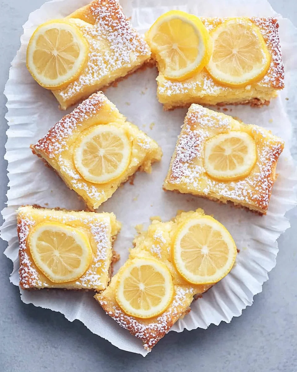 Cream Cheese Lemon Bars