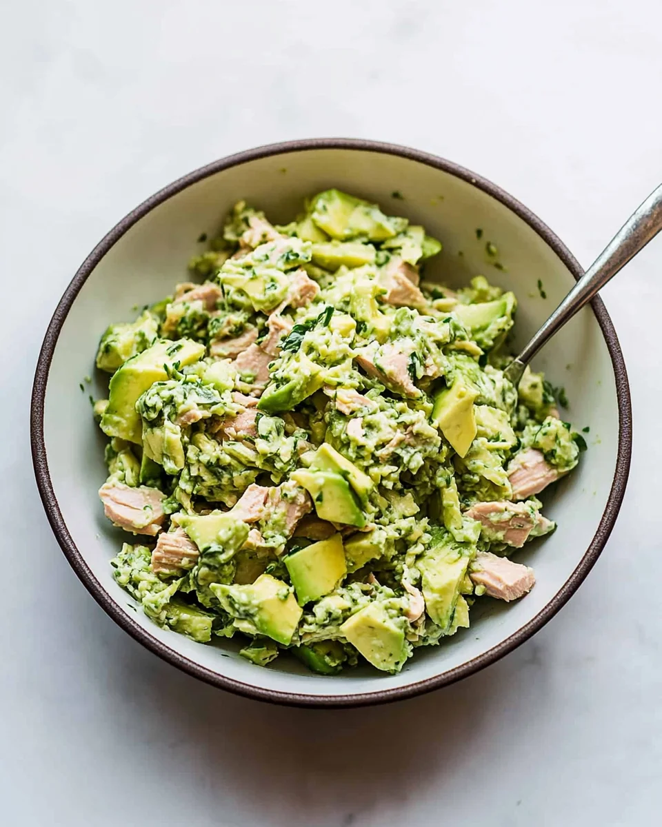 Creamy Avocado Tuna Salad