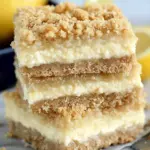 Creamy Lemon Cheesecake Crumb Bars