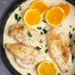 Creamy Lemon Pepper Skillet Chicken