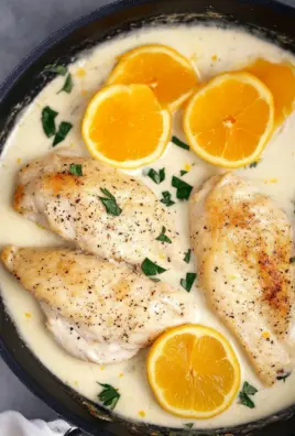 Creamy Lemon Pepper Skillet Chicken