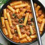 Creamy Sausage Rigatoni