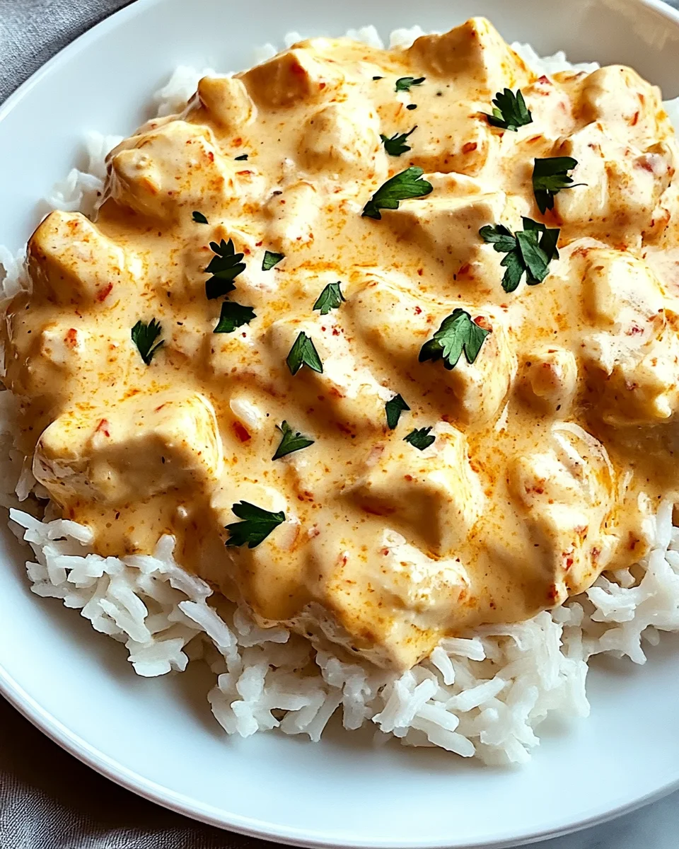 Creamy Smothered Chicken and Rice recipe