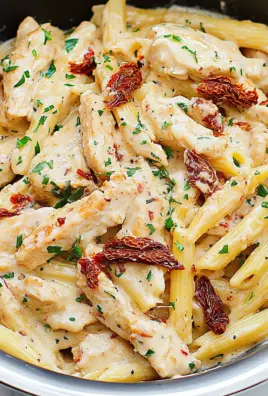 Creamy Sun-Dried Tomato Chicken Pasta