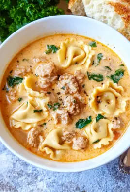 Creamy Tortellini Soup