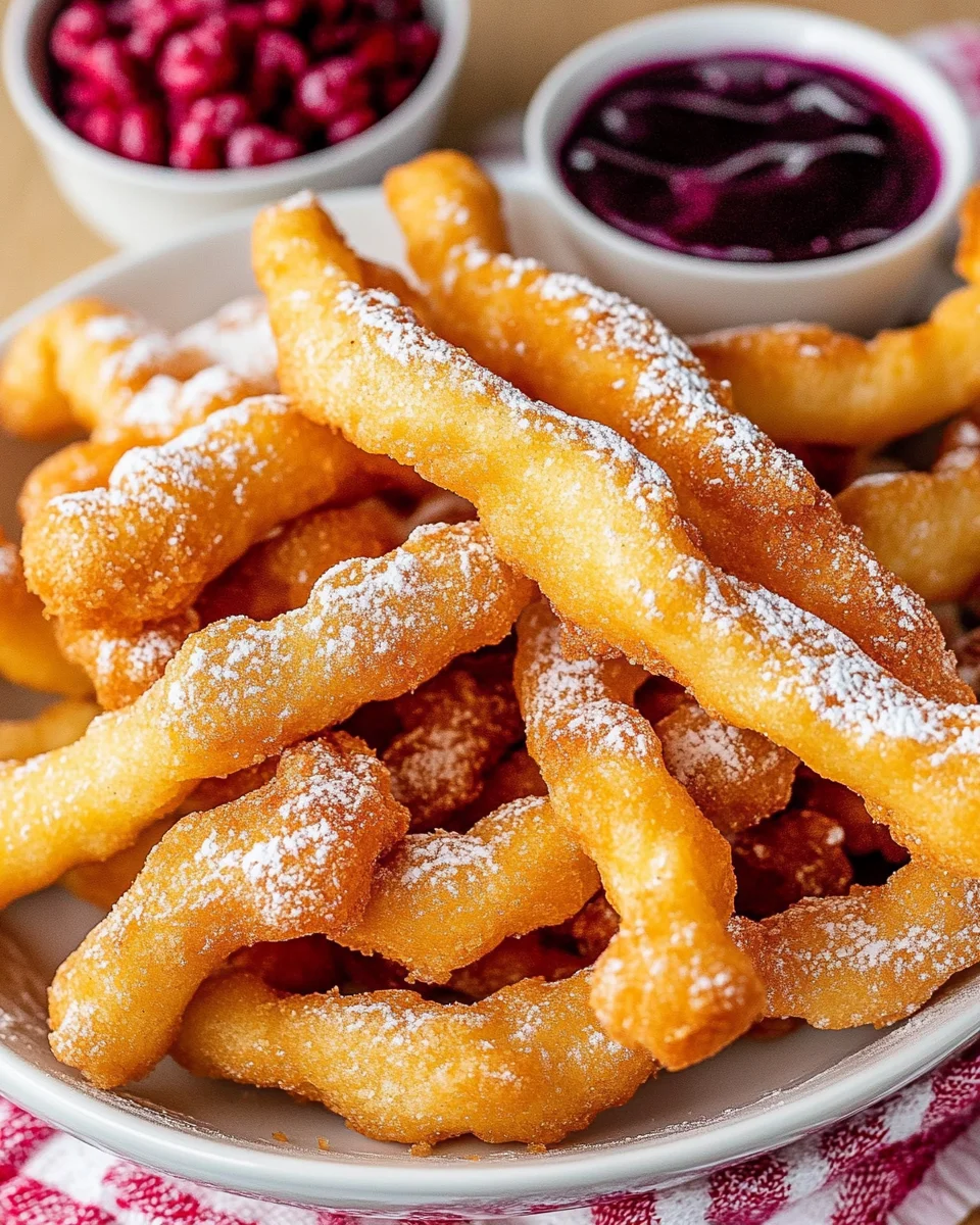 Crispy Funnel Cake Sticks