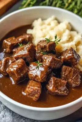 Crock Pot Beef Tips and Gravy