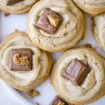 Crumbl Snickers Peanut Butter Cookies