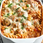 Dump and Bake Meatball Casserole