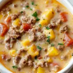 Easy Cheeseburger Soup