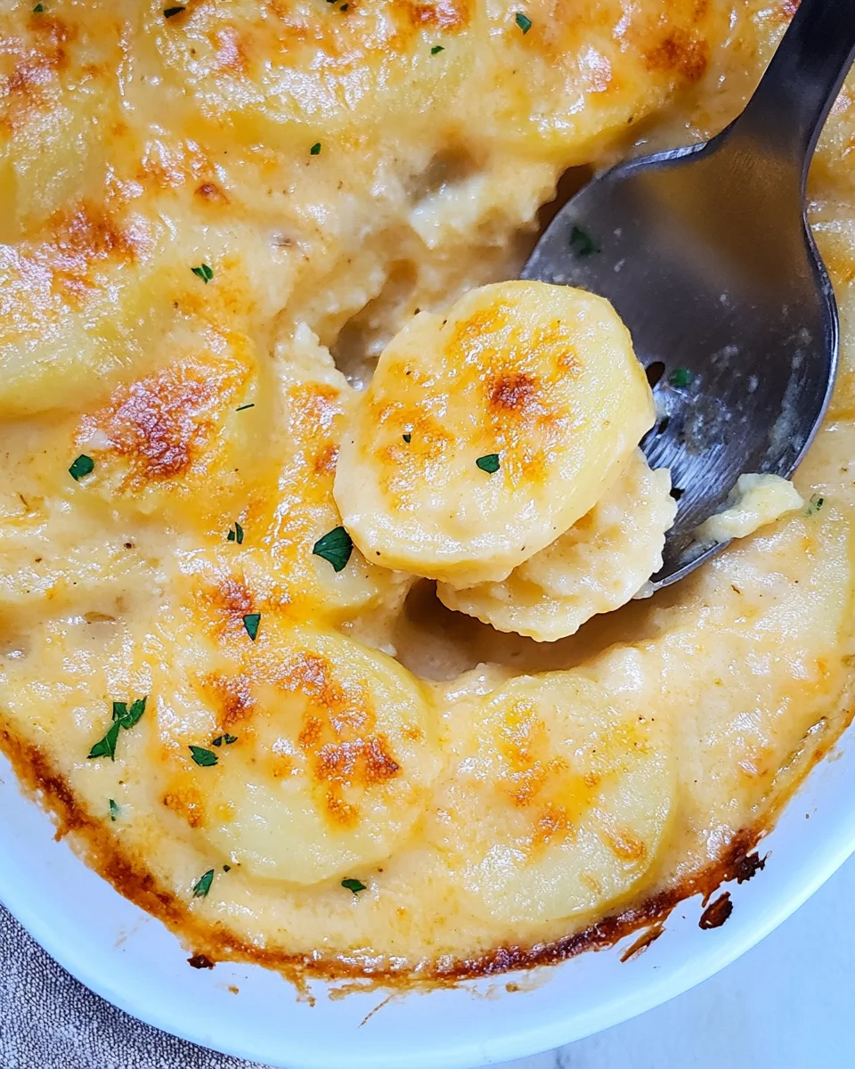 Easy Cheesy Scalloped Potatoes